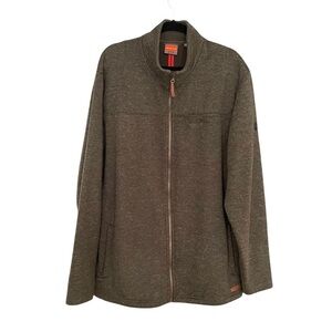 Merrell Men's Dark Olive Zip Front Jacket XL